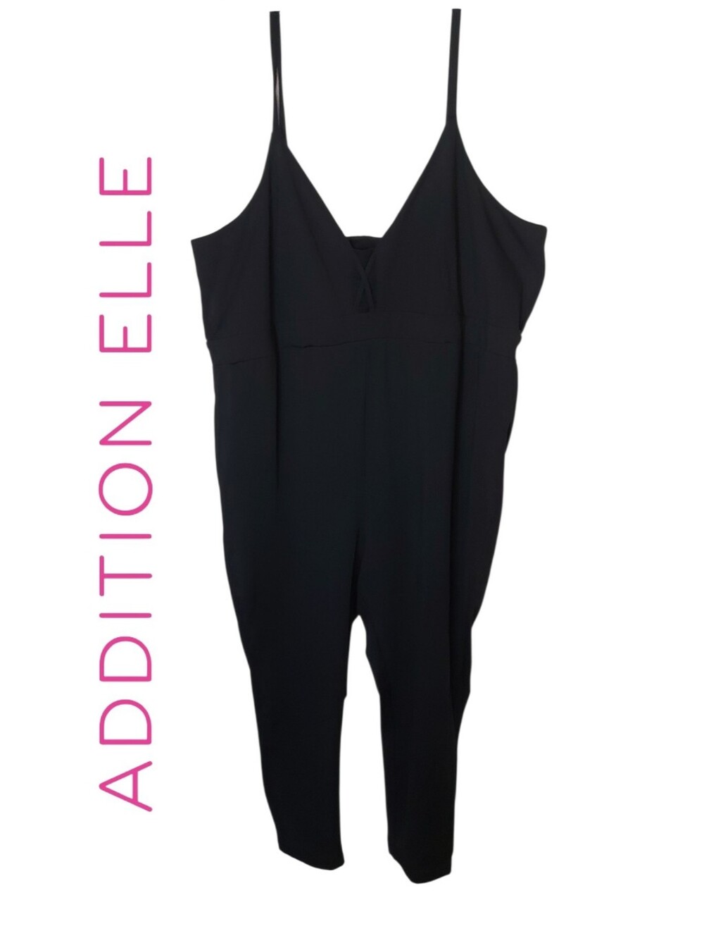 Addition Elle Black Stretchy Jumpsuit